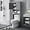 Grey, variant on Over The Toilet Storage Cabinet with Open Shelf, Organizer with Adjustable Shelf and Double Doors,Over The Toilet Storage Shelf Free Standing- White