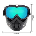 thumbnail image 2 of Gafas de motocicleta Zulema Motocross ATV Race Azul, 2 of 8