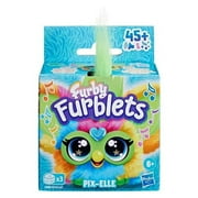 Furby Coral and Pix-Elle Gamer Mini Electronic Plush Toys, Voice Activated, 15 Fashion Accessories, Interactive Toys, Ages 6+