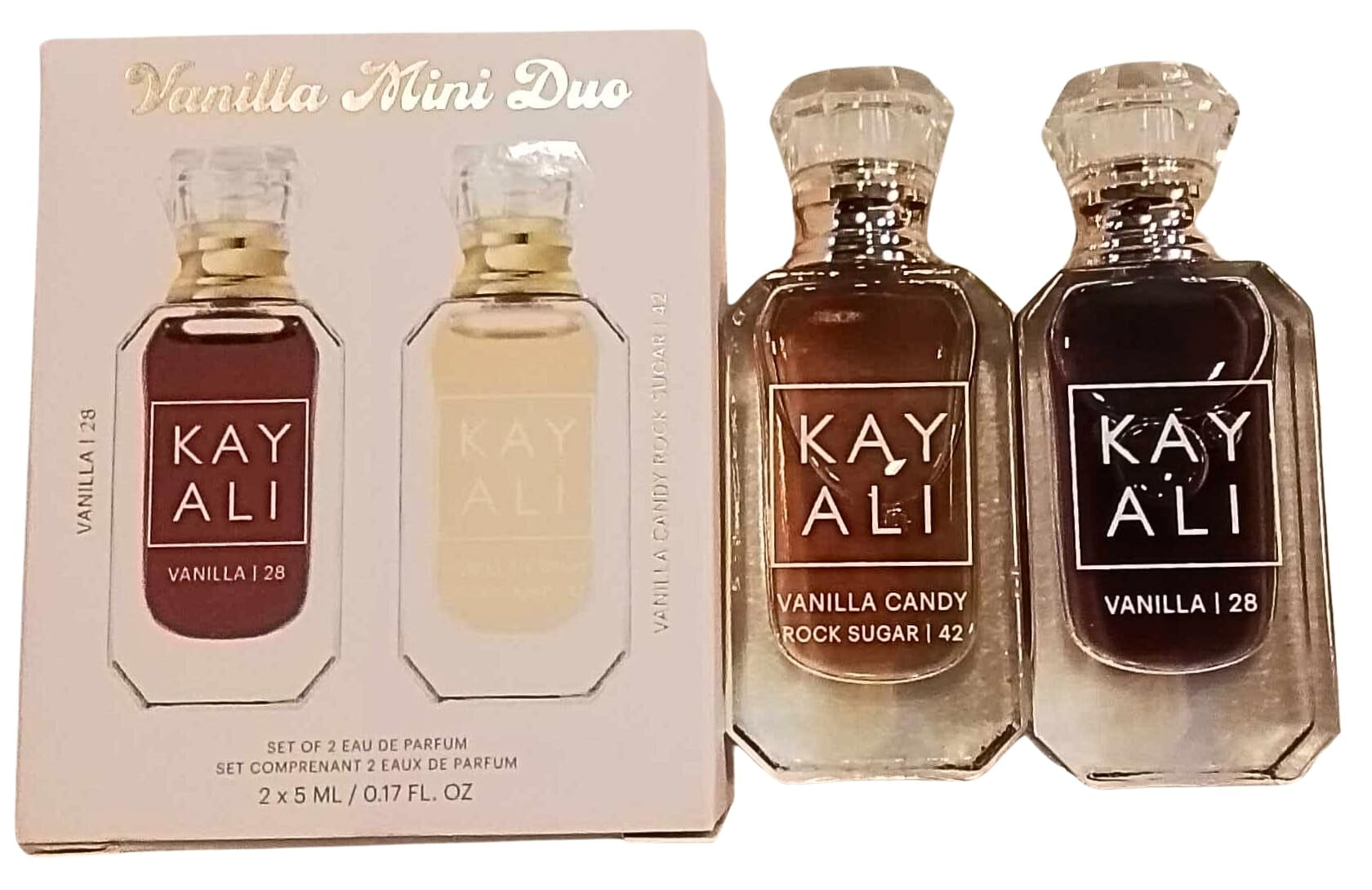 KAY ALI 香水2点セット バニラロイヤル & スウィートダイヤモンド Kayali Mini Vanilla Perfume Duo Set 2 X 5 Ml (Vanilla Candy