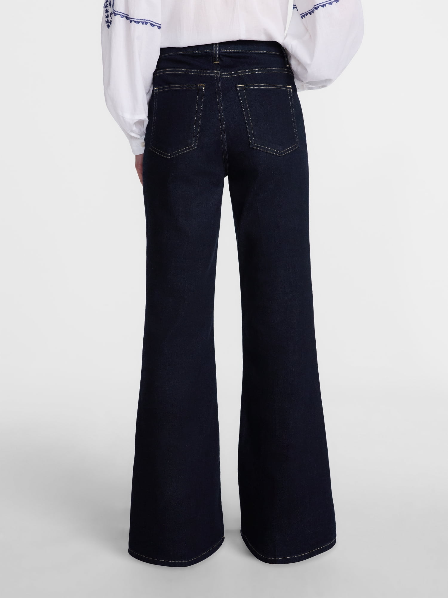 Scenario Women's High Rise Flare Denim Jeans, Sizes 0-20