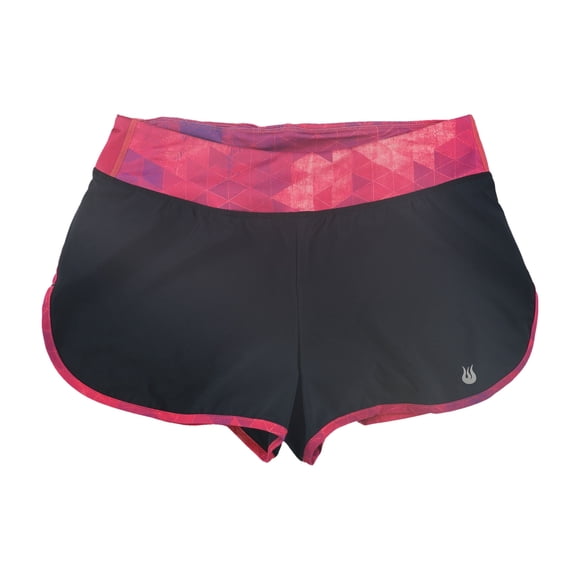 SOLFIRE Womens Peak Athletic Compression Shorts, Negro, Grande