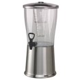 thumbnail image 1 of Service Ideas CBDRT3SS Distributeur de Boissons, Sans BPA, Acier Inoxydable, Rond, 3 gal, 1 of 1
