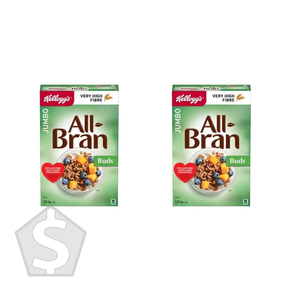 Kellogg's All Bran Buds Cereal - Pack of 2
