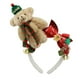 thumbnail image 4 of Peluquería navideña con tiras, diadema navideña para el carnaval, juego de rol Blanco caqui blanco, 4 of 9