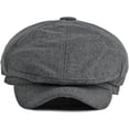 thumbnail image 5 of CoCopeaunts Newsboy Hats for Women Autumn Winter Hat Retro Octagonal Newsboy Cap Vintage Plain Beret Hat Outdoor Ivy Cap, 5 of 7