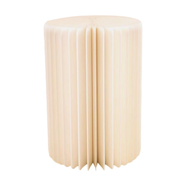 KLKCMS Piédestal Cylindrique Support Pliant Colonnes en Papier Rondes en Carton Support à Gâteau 40cmx60cm