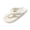 White, variant on Men's and Women's Flip Flops, Orthotic Lightweight Slides with Pillow Soft Cushion for Beach, Bath and Spa Use (Green, 7)