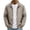 S6-Khaki, variant on Havenx Uv Protection Jackets for Men Zip Up Long Sleeve Jacket with Zipper Pockets Quick-Dry Stand Collar Rash Guard Jackets Lightweight Summer Outdoor Workout Blouse,Light Gray S