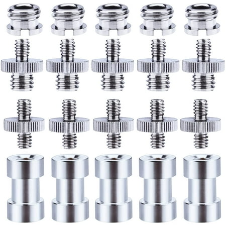 

Egebert 21pcs 1/4 and 3/8 Converter Threaded Screw Adapter for Camera/Tripod/Monopod/Ball Head