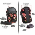 thumbnail image 2 of USA GEAR QCD Compact Camera Case Bag, Floral, 2 of 7