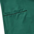 thumbnail image 4 of BiZtdJrK Women Medical Scrub Tops Side Tie V Neck Short Sleeve Scrubs Shirts Lightweight Housekeeping Nursing Uniforms with Pockets Green XL, 4 of 6