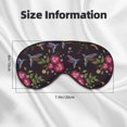 thumbnail image 4 of Uemuo Flowers And Humming Bird1 Pattern Sleep Eye Mask - Light Blocking Sleep Mask Blocking Out Light Perfectly, Soft and Comfortable Night Eye Mask, Eye Blinder, 4 of 7