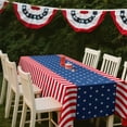 thumbnail image 5 of 250 Anniversary Usa 4Th Of July Red, White Blue Independence Day Themed Party Decoration Disposable Tablecloth, 5 of 5
