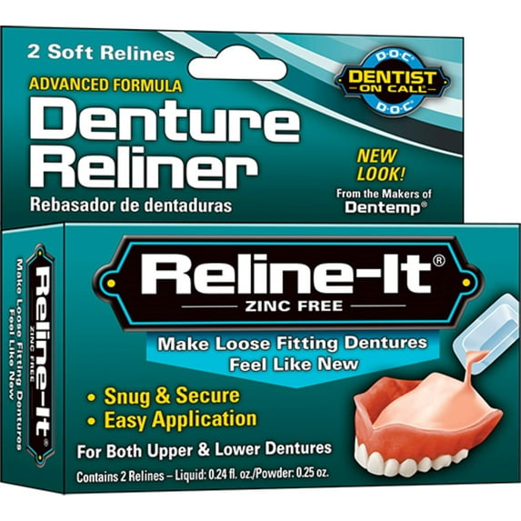 D.O.C. Reline-It Advanced Denture Reliner Kit (Pack of 6)