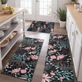 thumbnail image 2 of Pioneer Flower Floral Print Pattern Kitchen Rugs Sets Of 3,Kitchen Runner Rugs Non Skid Washable,Decorative Kitchen Floor Mats for Kitchen,Sink,Laundry,17"x30"+ 17"x47" + 17"x59", 2 of 6