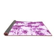thumbnail image 2 of Ahgly Company Indoor Round Abstract Purple Modern Area Rugs, 6' Round, 2 of 4