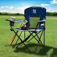 thumbnail image 2 of Equip Outfield Chairs New York Yankees Collapsible Camping Chairs with Carry Bag, Blue, 2 of 9