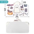 thumbnail image 4 of Yayeee Kids Hooded Towels Toddler Soft Absorbent Beach Bathing Wrap 50" x 23.5", White Magical Halloween, 4 of 5