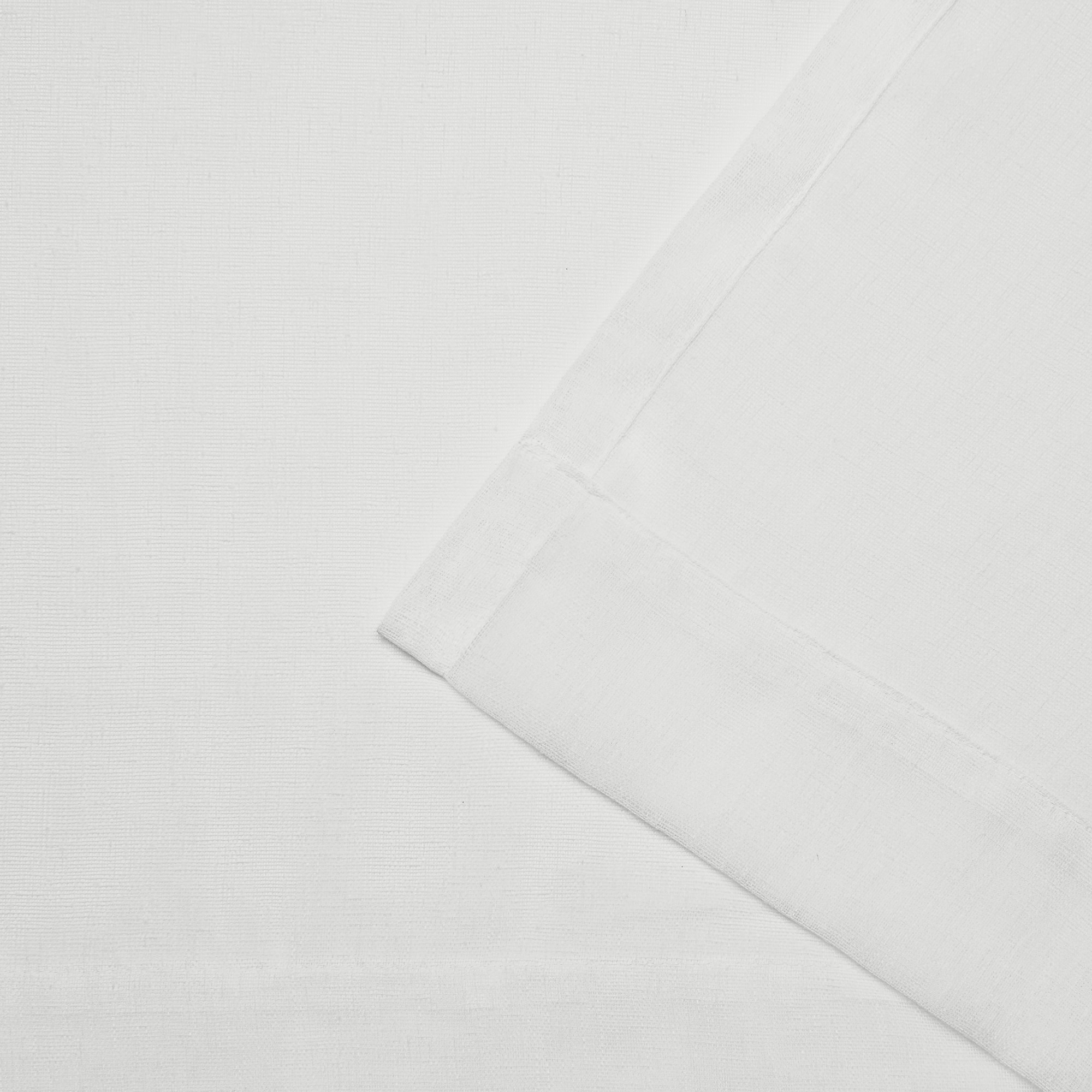 Exclusive Home Belgian Sheer Hidden Tab Top Curtain Panel Pair, 50"x108", Snowflake