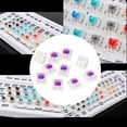 thumbnail image 3 of Interruptores De Teclado Mecánico De 5x3 Pines RGB LED SMD Para Juegos Para Teclado Principiante Púrpura, 3 of 8