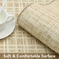 thumbnail image 3 of Modern Plaid Area Rug, 2*3ft/2*6ft/3*5ft/4*6ft/5*7ft/6*9ft/8*10ft/9*12ft/10*13ft Washable Rug Indoor Contemporary Non Slip Rug Soft Comfy Non-Shedding Floor Carpet Low Pile Foldable Thin Rug, 3 of 7