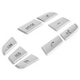 thumbnail image 3 of Steering Wheel Button Trim Steering Wheel Button Cover 8Pcs Steering Wheel Button Cover Trim Aluminium Alloy Sticker Fit For 1/2/3/4/5/7 Series X1 X3 X5 F10 F20, 3 of 8