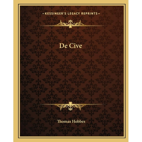 De Cive (Paperback)
