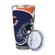 thumbnail image 2 of Taza térmica duradera de acero inoxidable 304 con temática del equipo de fútbol de los Bears con tapa y pajita Taza térmica de acero inoxidable de 20 oz Taza para automóvil Adecuada para bebidas, 2 of 8