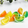 thumbnail image 5 of PULLIMORE 30 Pcs Artificial Lemon Slices Plastic Limes Orange Slice Blocks Simulation Fake Lemon Slices Home Decor (Green + Yellow + Yellow), 5 of 8