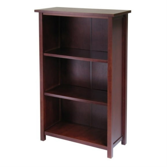 milan storage shelf or bookcase 4 tier medium