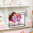 thumbnail image 2 of BRIGHTFUFU Mini muñeca Ropa Colgadora Decoración Hierro Muñeca Ropa Rack Muñeca Ropa Colgante, 2 of 7
