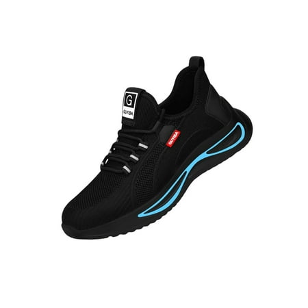 

Lacyhop Unisex Safety Shoe Lace Up Work Shoes Slip Resistant Protection Boot Construction Durable Comfort Steel Toe Style A 9.5