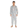 thumbnail image 6 of joogoo Axolotl Cherry Blossom Unisex Adults Onesies Pajamas Jumpsuits L, 6 of 7