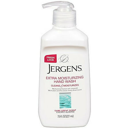 Jergens Extra Moisturizing Hand Wash, Cherry-Almond 7.50 oz (Pack of