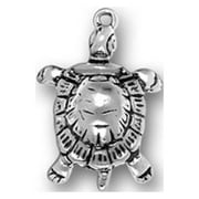 Sterling Silver Turtle Charm Item #129 3D Large Sea Charm