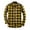 Y-Gold, variant on Sales Today Clearance Mens Lightweight Plaid Shirt Button Down Casual Lapel Flannel Shirts Long Sleeve Fashion Thin Jackets for Men Office Work Shirt with Pockets Yellow L
