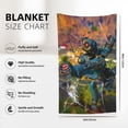 thumbnail image 3 of Apex Legends Pathfinder Anti-Pilling Flannel 32"X48" Super Soft Plush Air Condition Quilt Fluffy Warm Cozy Decorative Blankets, 3 of 7