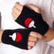 thumbnail image 3 of Guantes negros de cosplay de Naruto Anime Akatsuki Itachi, guantes sin dedos para bicicleta y motocicleta, juguetes para niños, regalo para adultos, 3 of 5