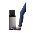thumbnail image 5 of Kohler Bathroom Step Trash Can with lid 1.6 Gallon, 6-Liter, Stainless Steel, 5 of 11