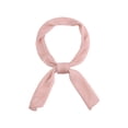 thumbnail image 1 of INSPIRAR CHIC Mujeres Bufandas Largas Plisadas, Banda de Cabello de Color Sólido con Gradiente de Contraste, Bufandas para el Cuello Rosa 49.2"x4.3" (LxA), 1 of 5