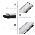 thumbnail image 2 of 1 Pc Durable 10-hole 20-tone Blues Harmonica Small Instrument Blues Harmonica, 2 of 4