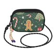 thumbnail image 2 of FORMRS Mini Crossbody Bag for Women Adjustable Shoulder Rope Travel Casual Phone Purse, Christmas Gingerbread, 2 of 7