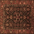 thumbnail image 1 of Ahgly Company Indoor Square Persian Brown Traditional Area Rugs, 4' Square, 1 of 4