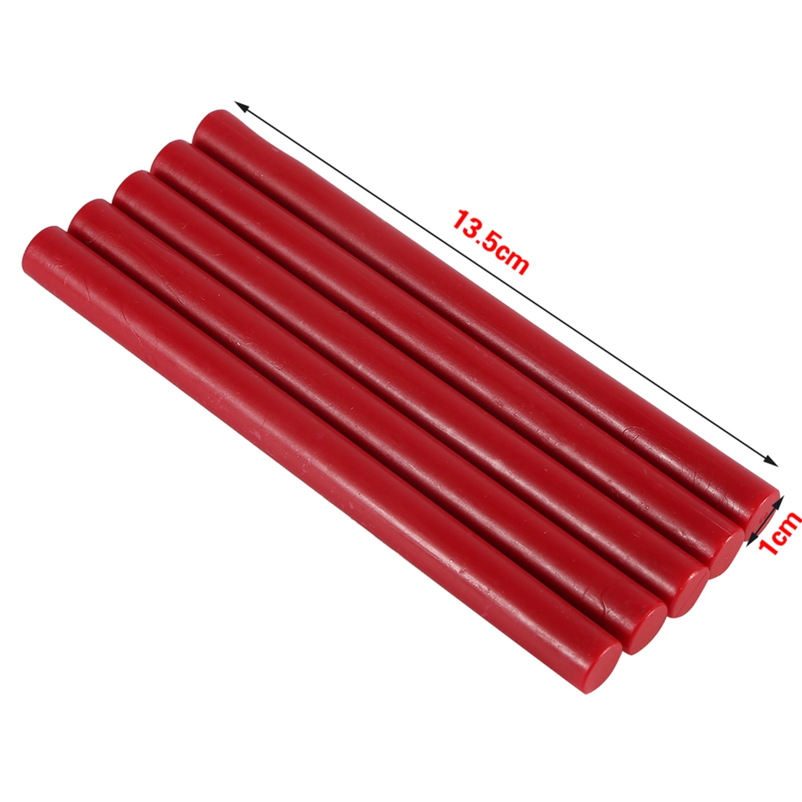 4 Barras De Cera Para Sellos – Lacre Rojo De 9 Cm, Ideal Para Sobres, Invitaciones Y Decoración De Manualidades