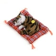 thumbnail image 4 of Sonew 4 tipos de muñecos de peluche con sonido de gato de simulación para niños durmiendo, decoración del hogar, gato de simulación, muñeco de gato de simulación,Black   Brown, 4 of 8