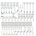 thumbnail image 1 of 81 Pcs Crochets pour Panneau Perforé Assortiment Crochets Robustes Organisation Rangement Mural, 1 of 5