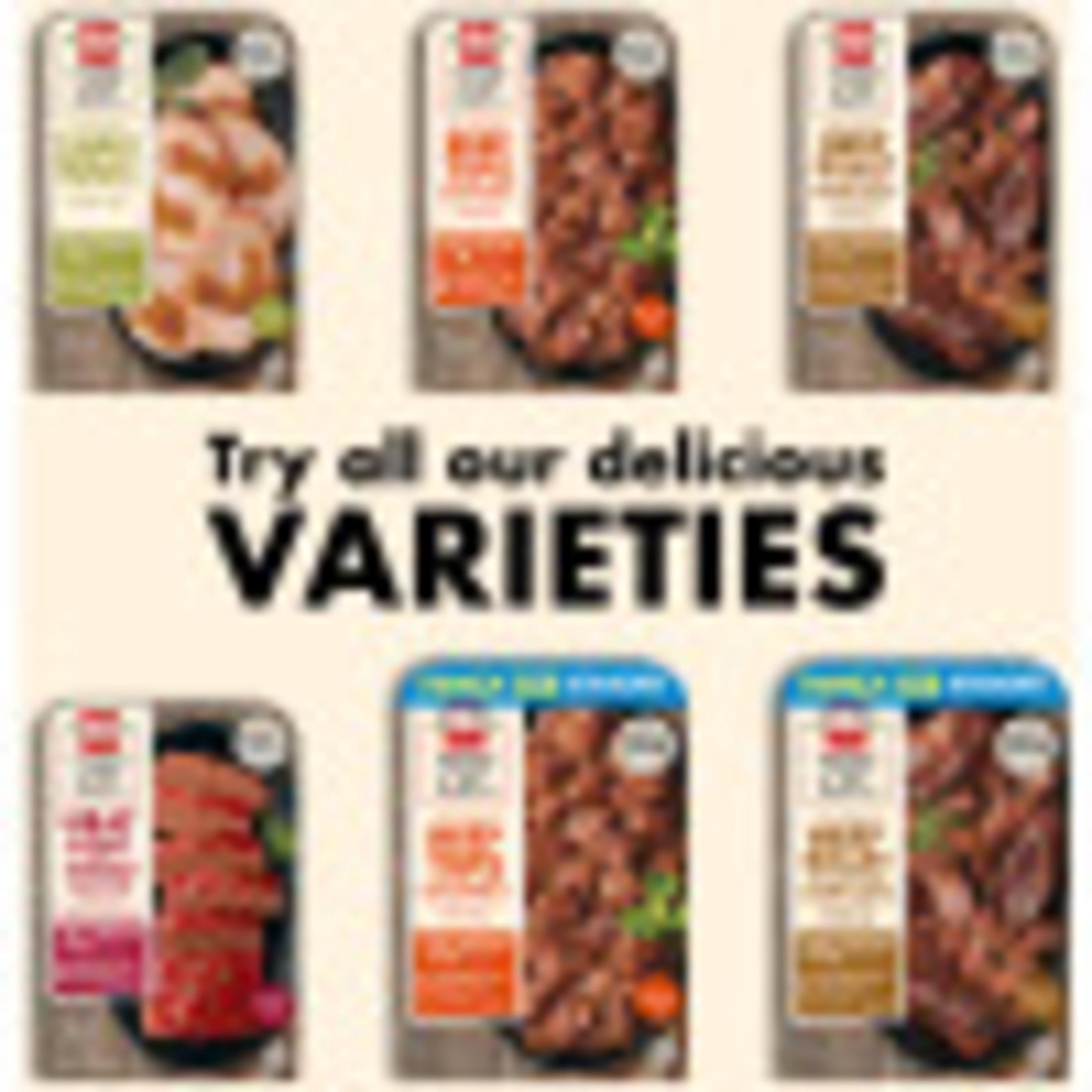 HORMEL SQUARE TABLE Roasted Chicken Breasts & Gravy Entree, Refrigerated, 15 oz Plastic Tray