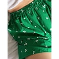 thumbnail image 6 of Yunliwuli Women's Summer Casual Pajama Shorts Elastic Band Loose Fitting Floral Lounge Shorts, 6 of 7