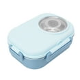 thumbnail image 1 of Stainless Steel Lunch Box,Double Travel To Go Food Containers Lunch Boxes Layer Design Leaktight Insulated for Adults Kids, 1 of 8